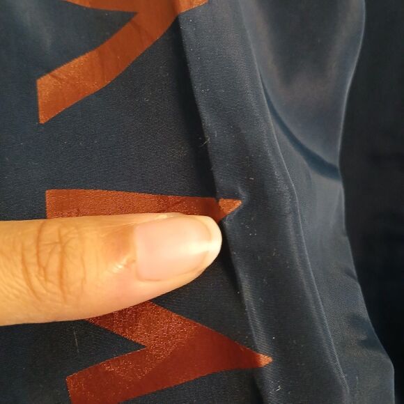 Samase It's Different Size L Navy/Maroon Logo Accent Bomber Jacket - Picture 10 of 11